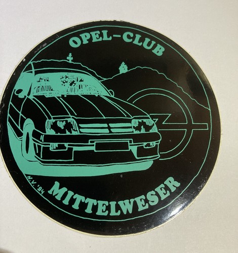 Aufkleber opel club - opel,