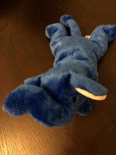 OH - Ty Beanie Buddy: Peanut royalblue der Elefant