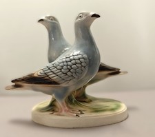 Porzellanfigur Zwei Tauben
