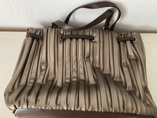 Elegante Gabor Handtasche Schultertasche Umhängetasche Metallic Braun - NEU