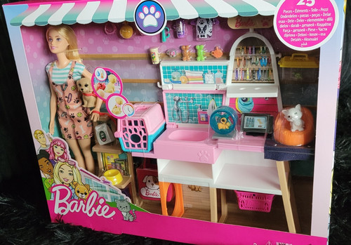 Barbie hundesalon spielset mit - spielset,