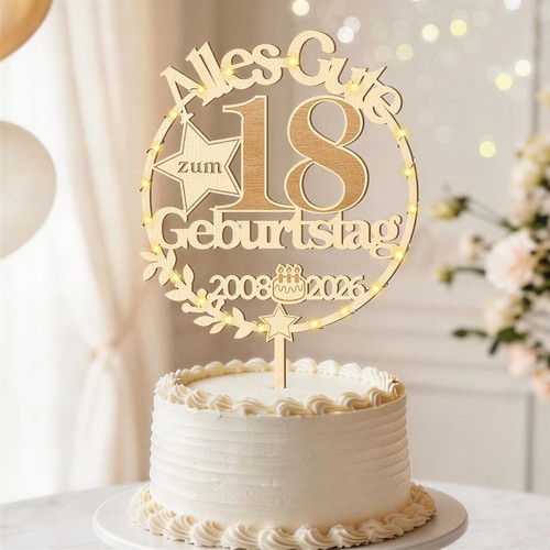 Cake topper geburtstag - cake,