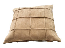 Kissenbezug goldbraun 40/40 cm v. Jürgen Schleiß