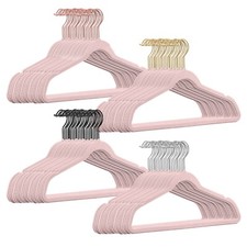 Kleiderbügel Samt Anzug Bügel Anti-Rutsch Rosegold Garderobenbügel Hemdbügel