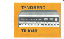 Tandberg  Bedienungsanleitung