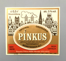 Altes Bieretikett -Beer Label