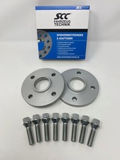 30mm 2x15mm Spurverbreiterungen SCC mit Radschrauben für Opel 4x100 56,6