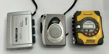 3 Vintage Walkman/ Portable
