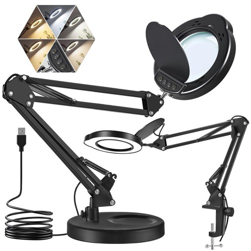 Lupe mit led - mit,
