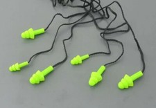 8 Paar Gehörschutz Stöpsel mit Band Ohrstöpsel, whisper, earplugs Jagd #9