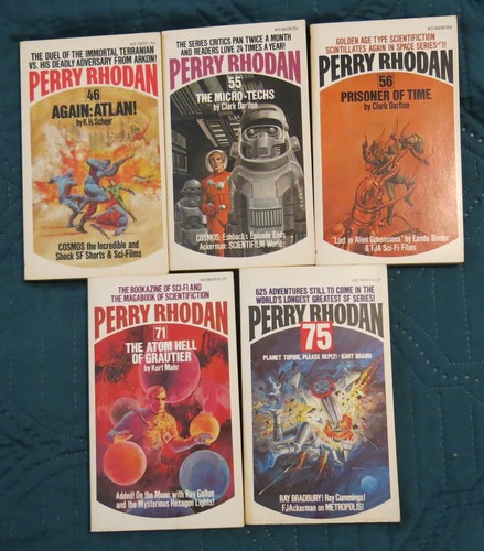 Perry rhodan paperbacks lot - perry,