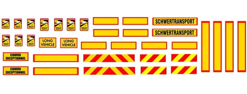 Schwertransport warntafel - schwertransport,