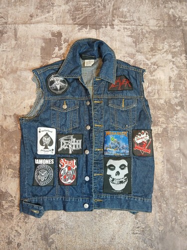 Metal kutte battlevest mit - metal,