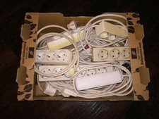 Konvolut, 9x Verteiler, Steckdosenleiste, Verlängerungskabel