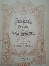 Beethoven, Fidelio, Oper in 2 Akten, Klavierauszug