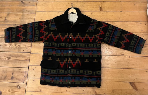 Vintage style aztec wollfleece - style,
