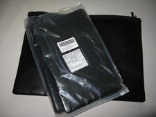 2 Stück Dokumententasche - feuerfest - schwarz - 24 x 34 cm