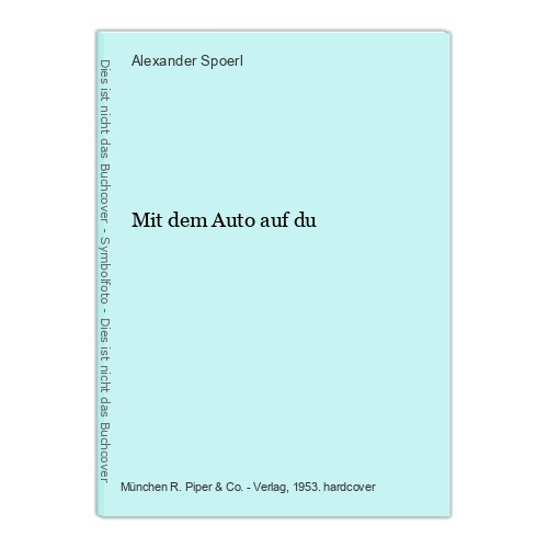 Mit dem auto auf spoerl - dem,