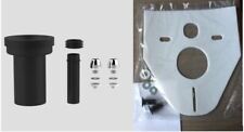 HAAS Wand-WC-Anschlussgarnitur und Schallschutz Set für WC 90/110 mm