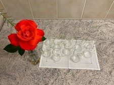 DDR Jenaer Glas, 10 Teegläser mit Henkel, 1970er, Vintage, feuerfest, unbenutzt 