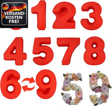 Silikon Zahlen-Backform Set