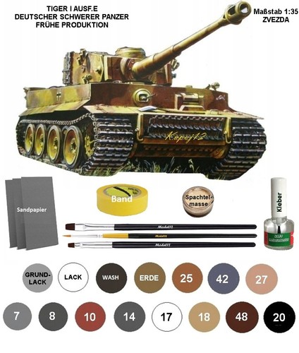 Modell tiger ausf e - i,