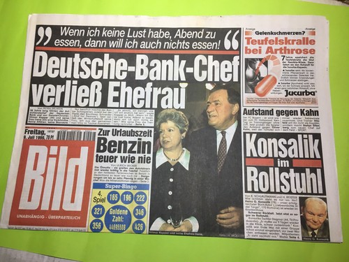 Bild zeitung juli 1999 - bild, zeitung,
