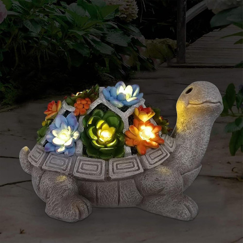 Solar gartendeko schildkröte - gartendeko,