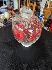 Vase Krug Karlsruher Majaolika Ochsenblutglasur 7674 Lilo Pragher