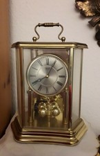 HERMLE  Drehpendeluhr / Kaminuhr / Tischuhr - Quarz 