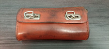 Alte fahrradtasche leder - alte,