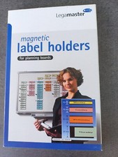 Legamaster 450200 magnetic Label Holders für Whiteboards 56 Stück 15 x 60 mm