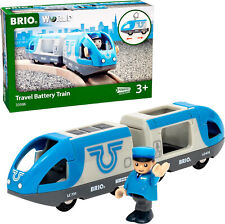 BRIO 33506 - BLAUER REISEZUG - BRIO WORLD - BATTERIELOK # NEU OVP