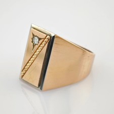 Extravaganter Gold Herrenring