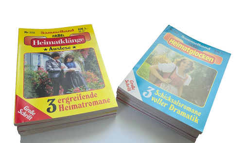 Heimatromane neuwertig - 30,