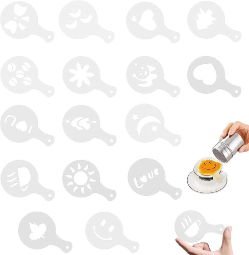 Stück kaffeeschablonen - 16,