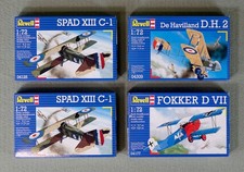 Revell 2 x 04125 + 04177 + 04309  Flugzeuge 1. Weltkrieg (wie neu)