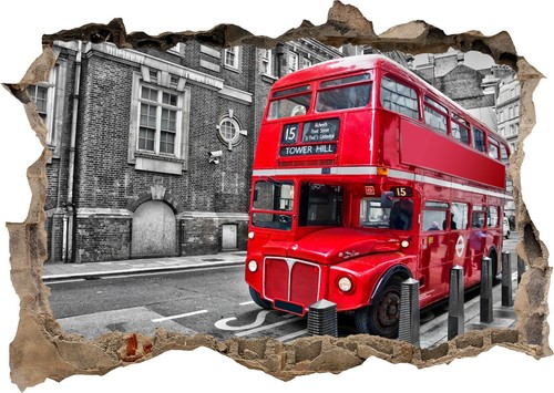 London red bus double - london, road