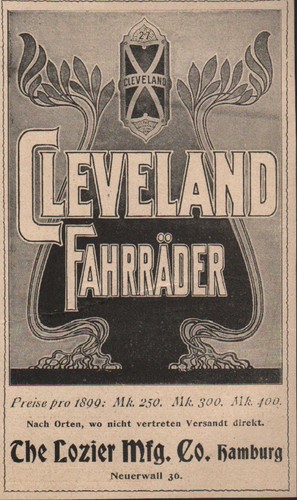 Hamburg werbung 1899 - hamburg,,