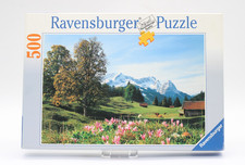 Ravensburger Puzzle Blick zur Zugspitze 500 Teile Nr. 142736 Vintage 49 x 36 cm