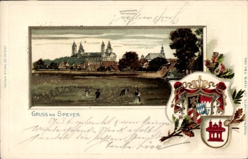 Präge passepartout wappen - passepartout,