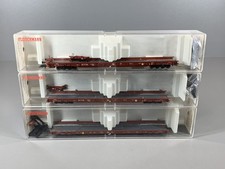 H0 FLEISCHMANN Niederflurwagen DB  3 Stk.  DC  OVP   / 4 A 488