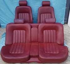 Original Jaguar XJ40 XJ81 XJ6 XJ12 DAIMLER Sitze Vorne Hinten Rechts Links Rot