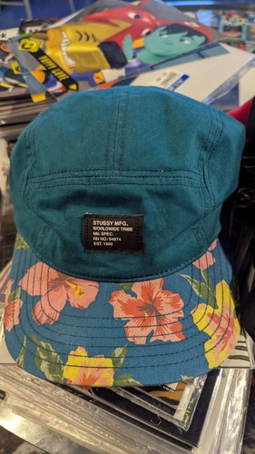 Vintage stussy blue - vintage, floral