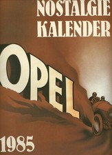 OPEL  KALENDER 1985 NOSTALGIE