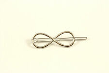Haarklammer Haarspange  Unendlichkeit  gold silber Haarschmuck A403