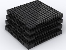 4x Lego Technic Technik Platte 16x16 65803  in schwarz neu aus 31203 31212 31202