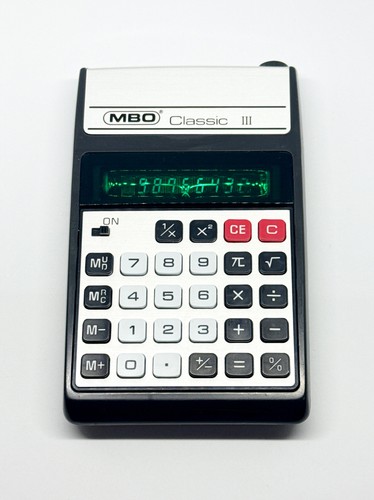 Vintage taschenrechner mbo - taschenrechner,