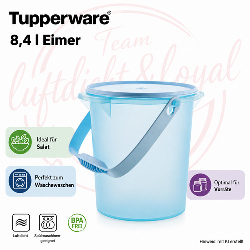 Tupperware eimer kanister - 8,4l,