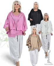 LAGENLOOK  Leinen Tunika-Jacke